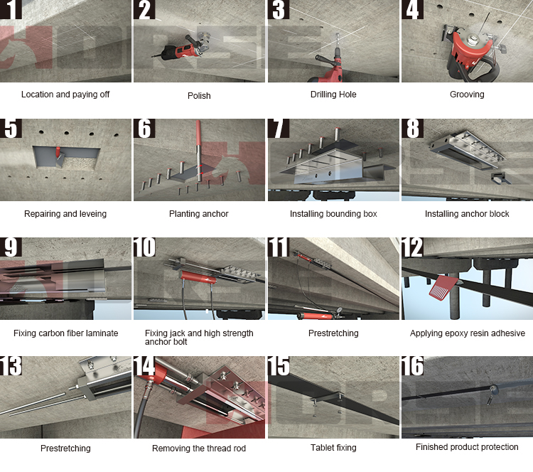 prestressed cfrp plate