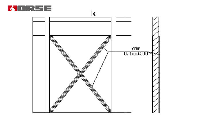 Brick and wall-carbon fiber reinforced polymer(CFRP) retrofitting