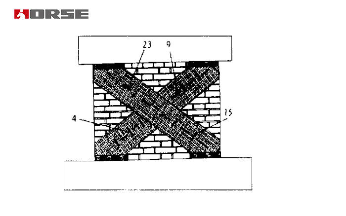 CFRP reinforcement for cracked brick walls