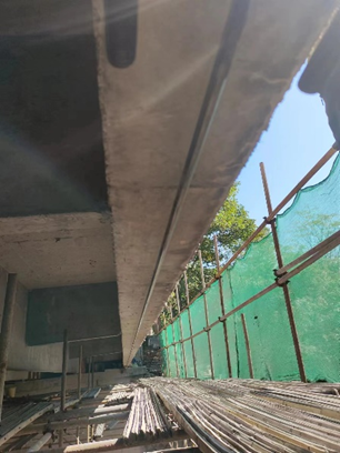 prestressed carbon fiber rebar reinforce concrete cracked bridge