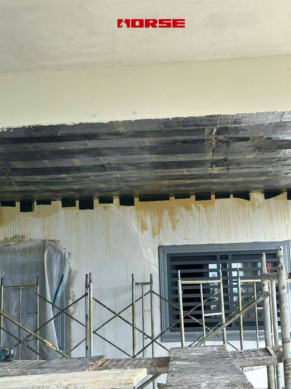 Carbon Fibe Strengthening A Seaside Villa In St. Vincent