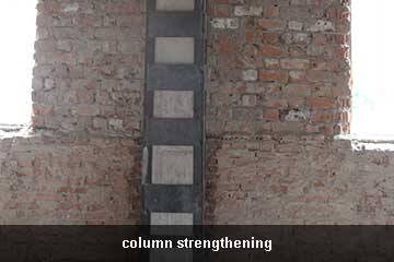 steel jacketing of rcc columns