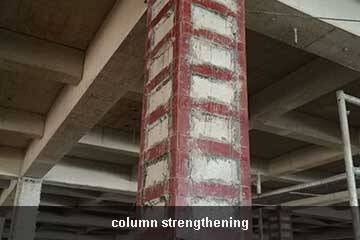 steel jacketing of columns