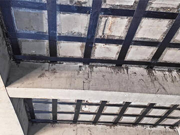 Improve the Load Capacity of Concrete Slab by FRP Composte Strengthening
